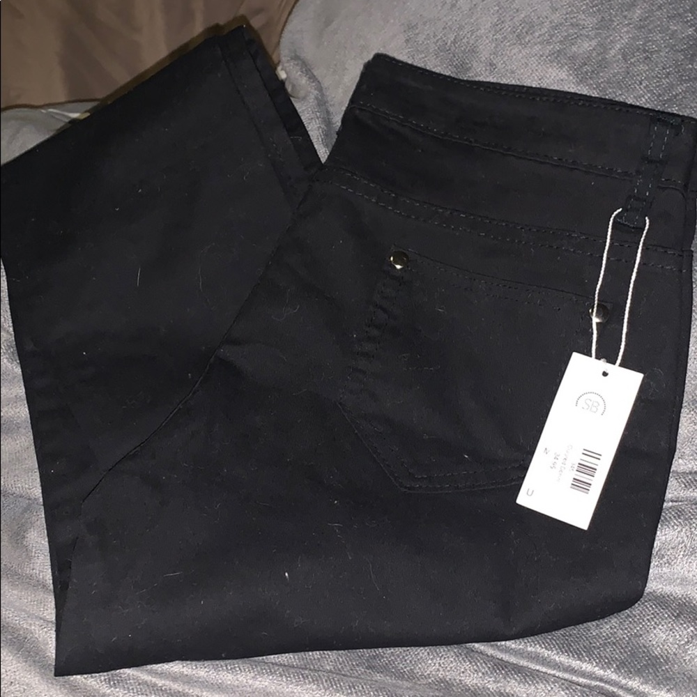 Size 8  / 30 black SB pants new w/ tags